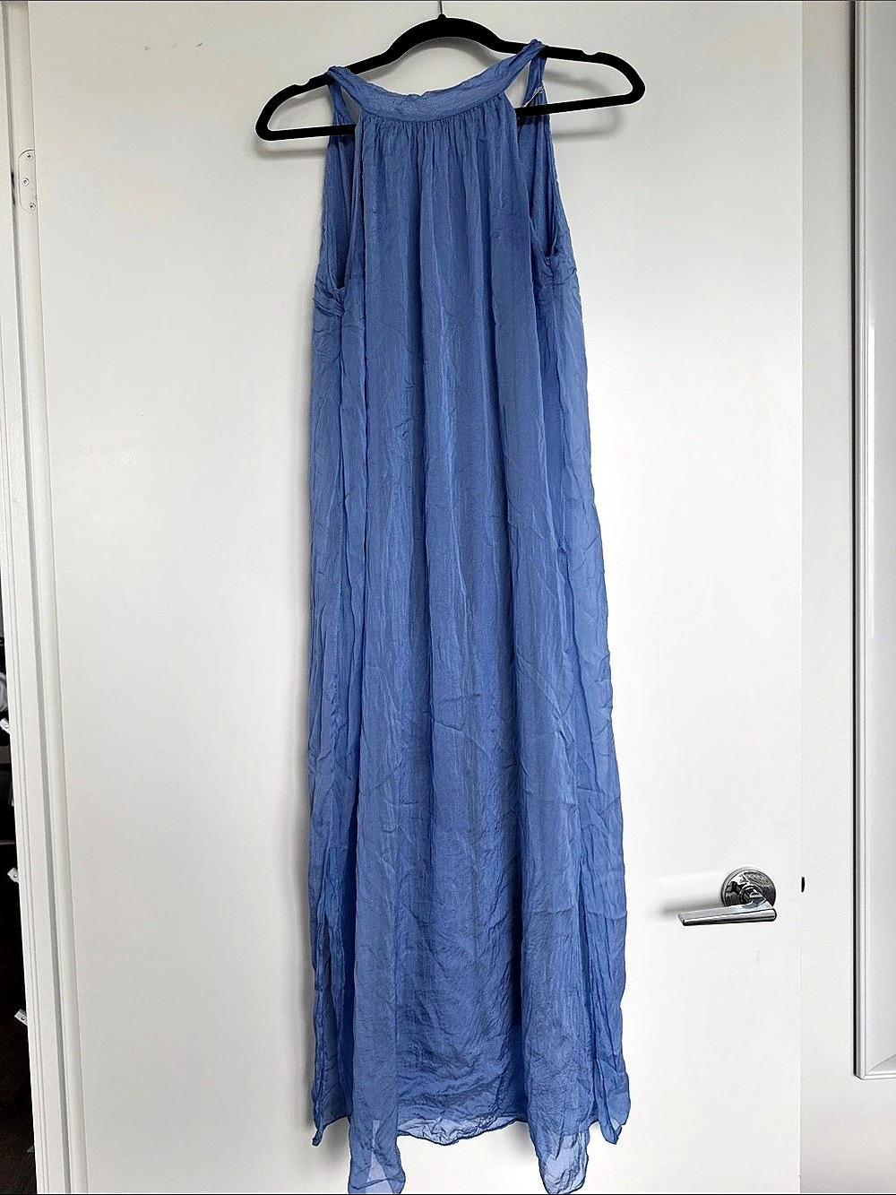 Rosemaria Blue Maxi Dress Size Medium Like New